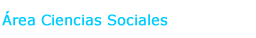 �rea de Ciencias Sociales