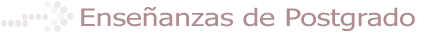 Ense�anzas de Postgrado