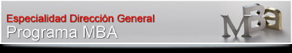 MBA - Dirección General